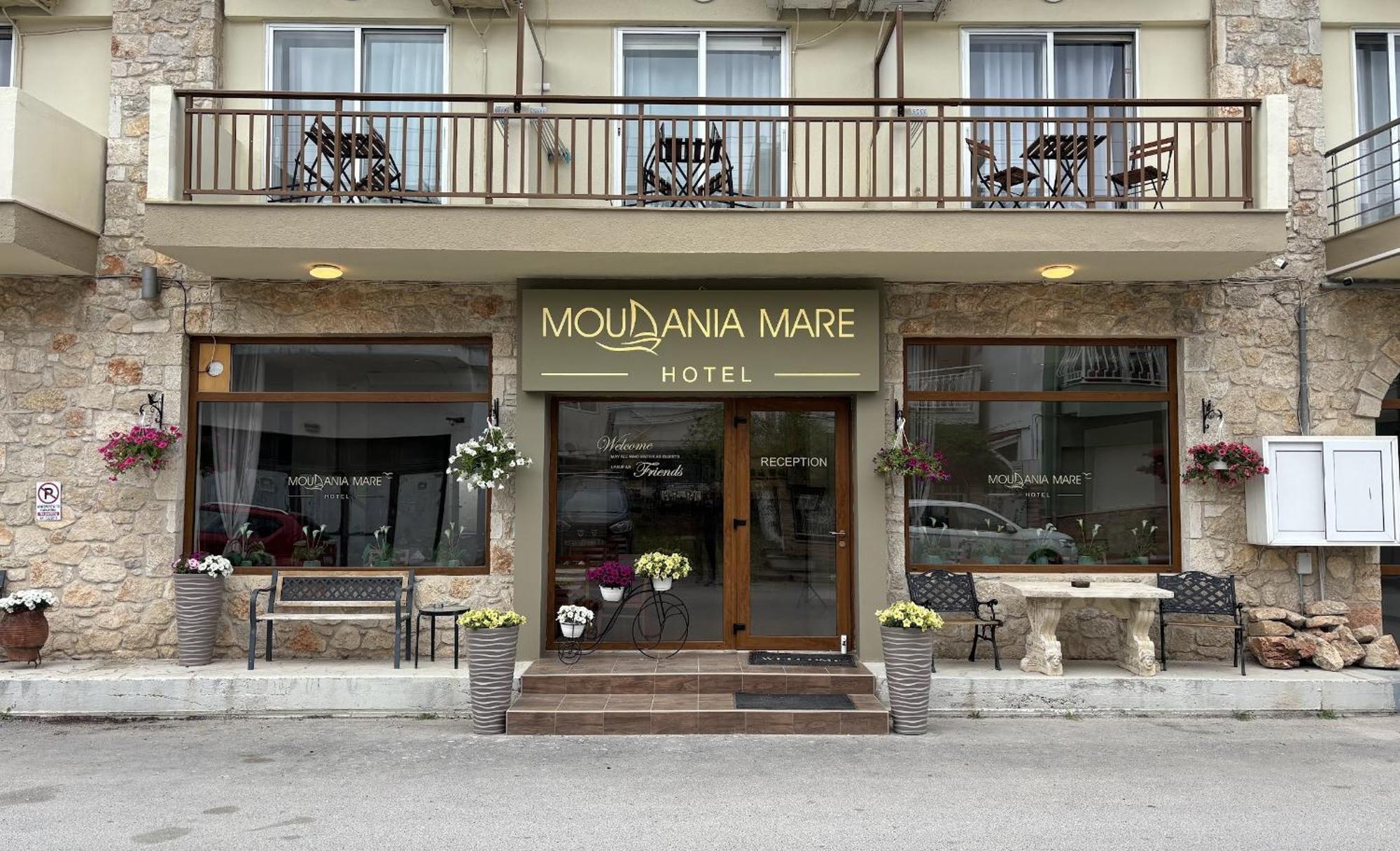 Moudania Mare Hotel เนอามูดาเนีย ภายนอก รูปภาพ